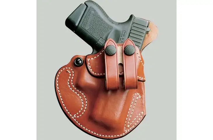 DeSantis Right Hand Tan Cozy Partner Holster 028TA80Z0 - SIG P220, P226, P225, P228, P239